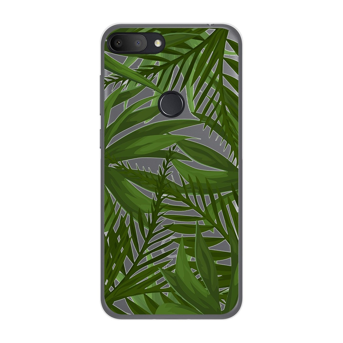 Funda Gel Transparente para Alcatel 1S 2019 diseño Jungla Dibujos