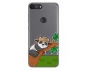 Funda Gel Transparente para Alcatel 1S 2019 diseño Panda Dibujos