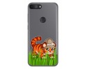 Funda Gel Transparente para Alcatel 1S 2019 diseño Tigre Dibujos