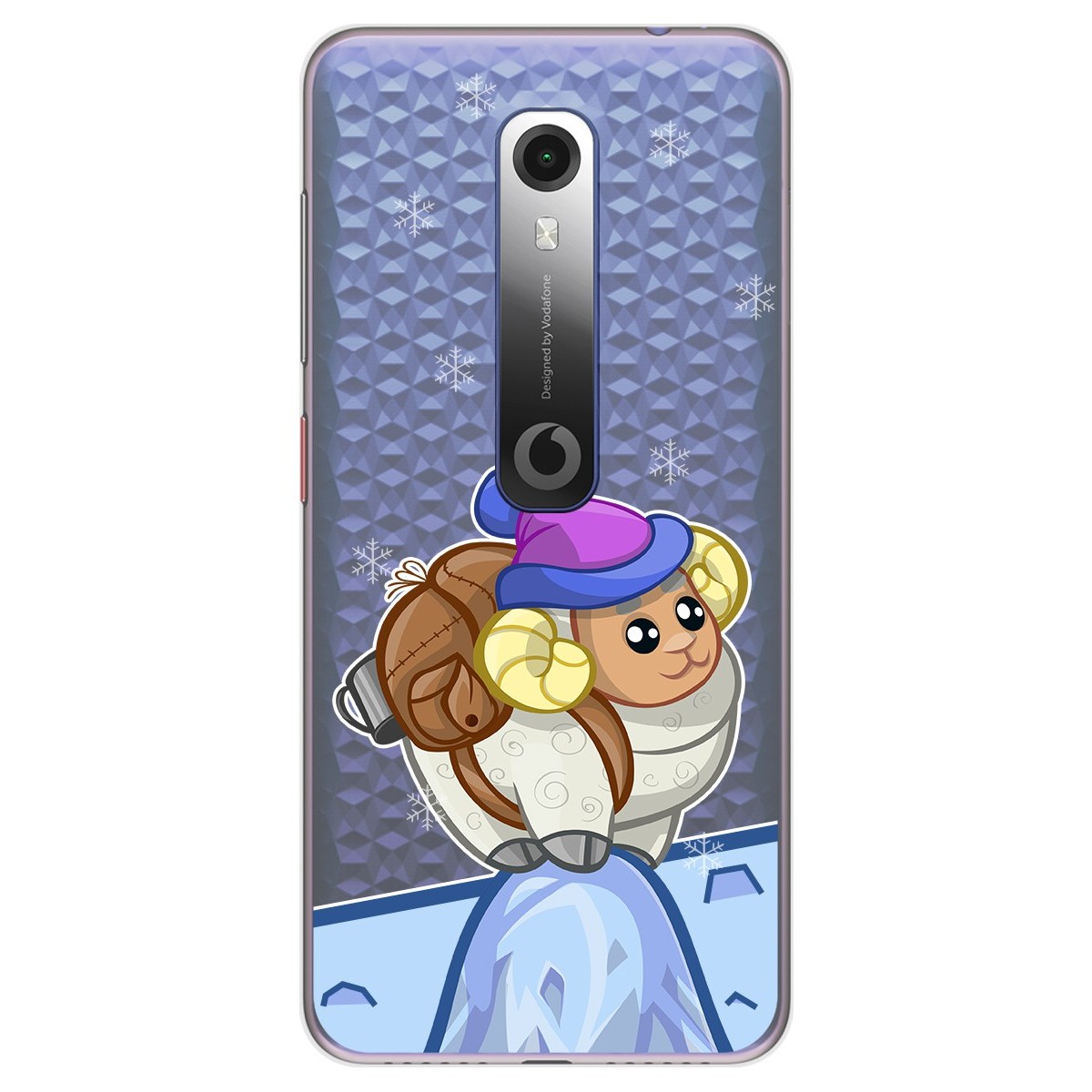 Funda Gel Transparente para Vodafone Smart N10 diseño Cabra Dibujos