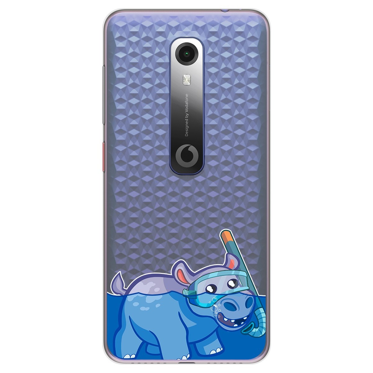 Funda Gel Transparente para Vodafone Smart N10 diseño Hipo Dibujos