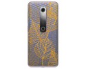 Funda Gel Transparente para Vodafone Smart N10 diseño Hojas Dibujos