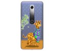 Funda Gel Transparente para Vodafone Smart N10 diseño Jirafa Dibujos