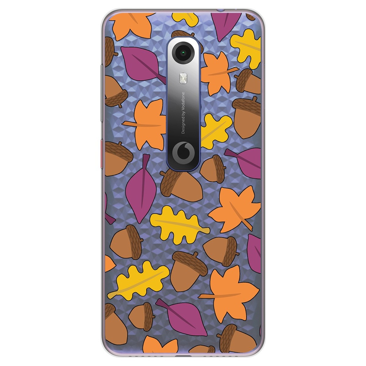 Funda Gel Transparente para Vodafone Smart N10 diseño Otoño Dibujos