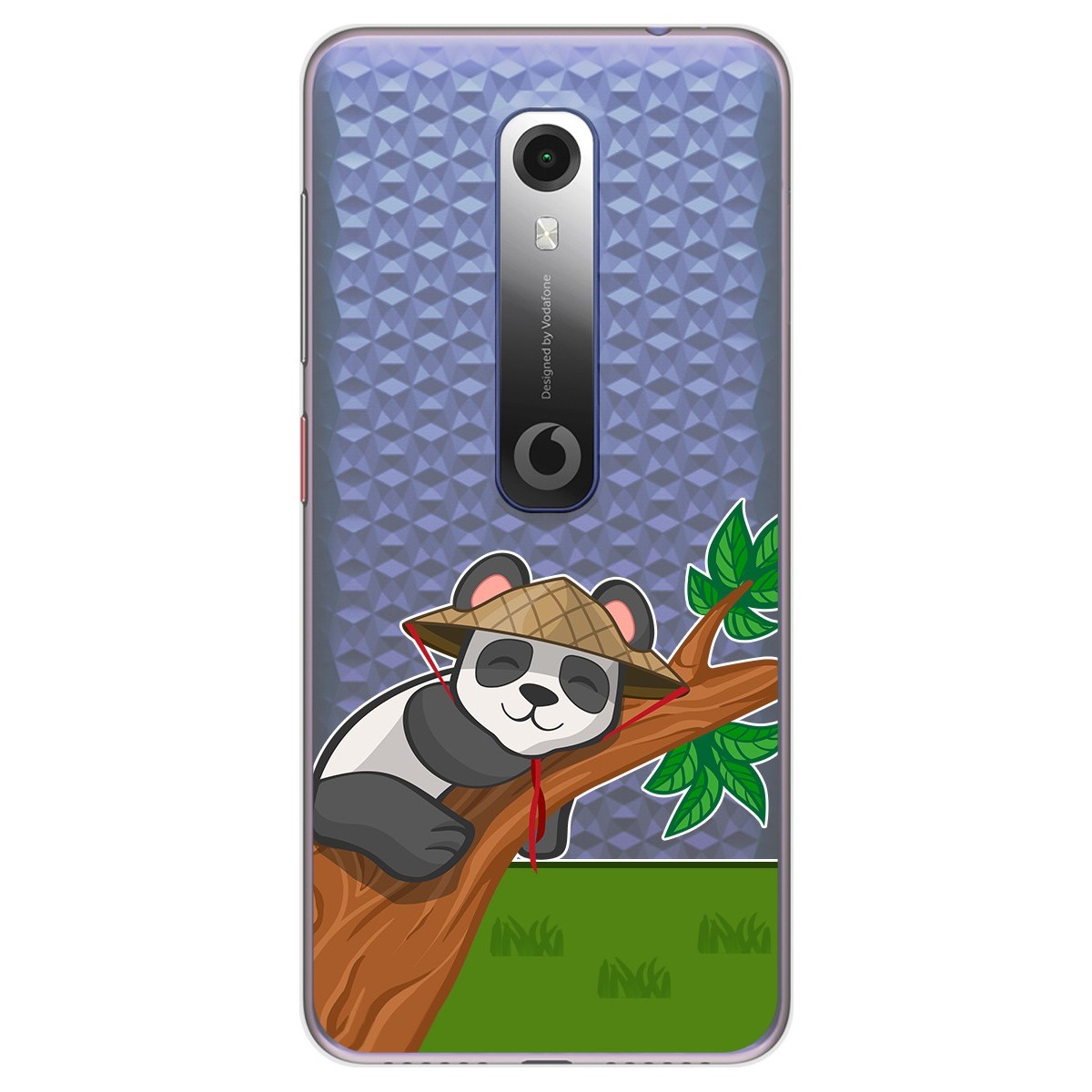 Funda Gel Transparente para Vodafone Smart N10 diseño Panda Dibujos