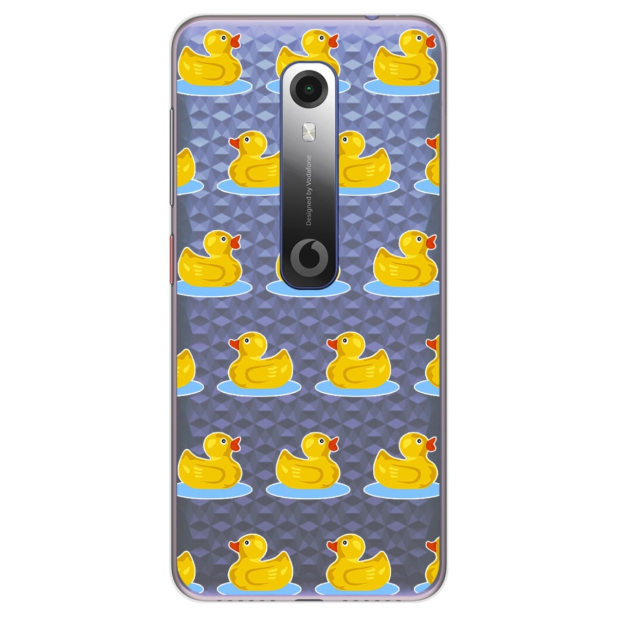 Funda Gel Transparente para Vodafone Smart N10 diseño Pato Dibujos
