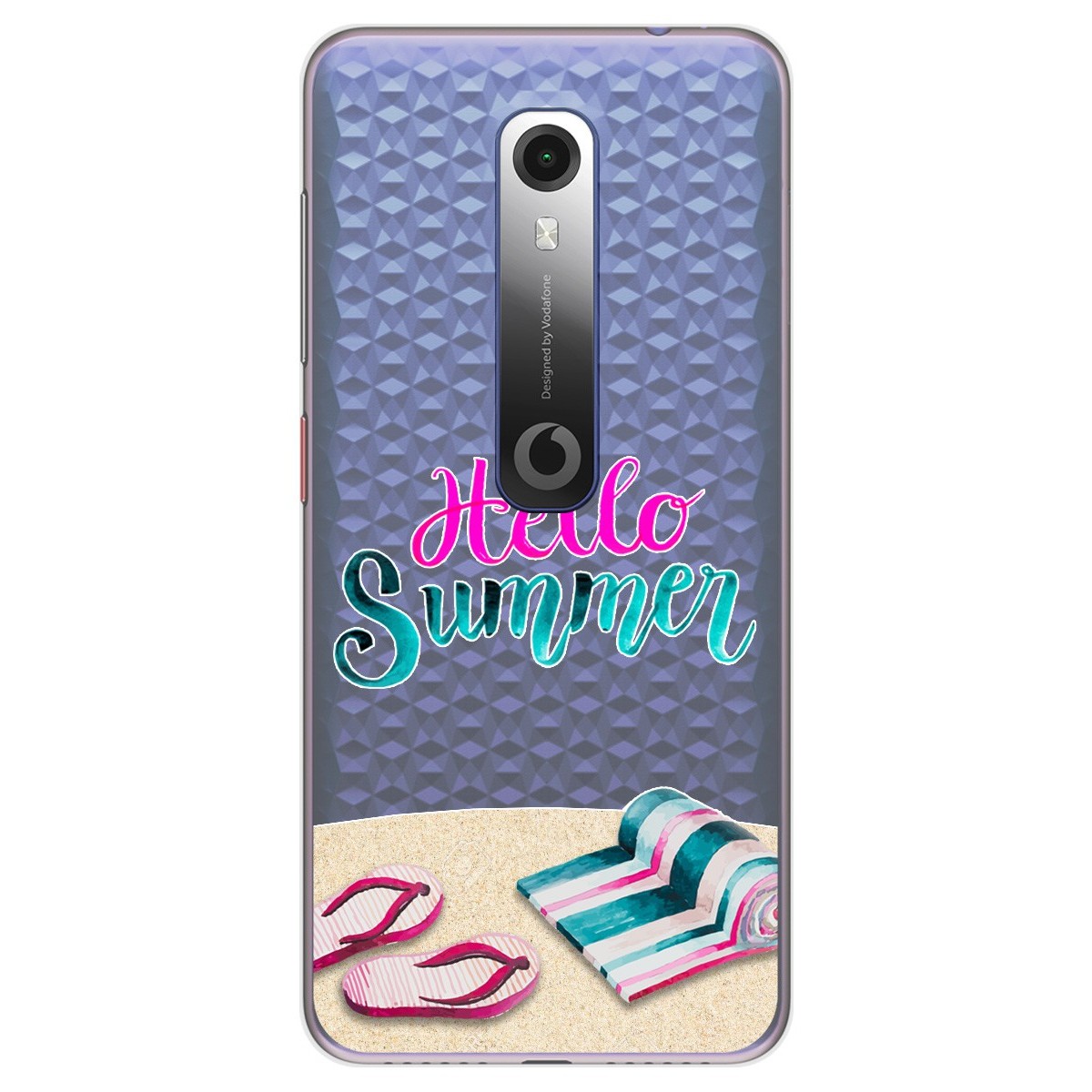 Funda Gel Transparente para Vodafone Smart N10 diseño Summer Dibujos