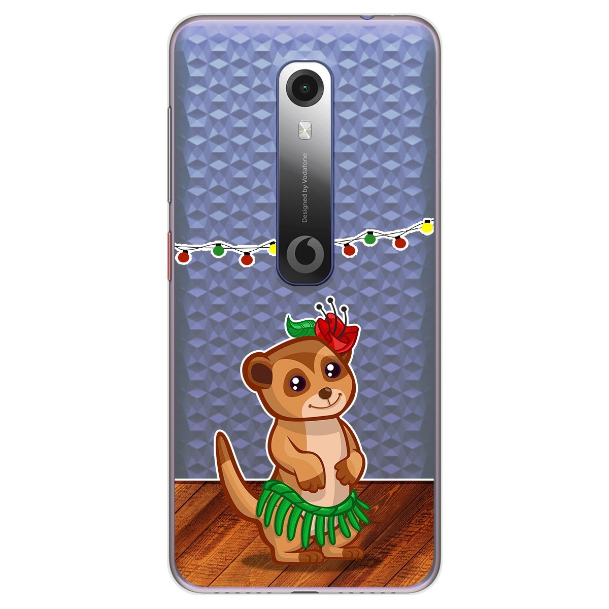 Funda Gel Transparente para Vodafone Smart N10 diseño Suricata Dibujos