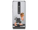 Funda Gel Transparente para Vodafone Smart V10 diseño Avestruz Dibujos