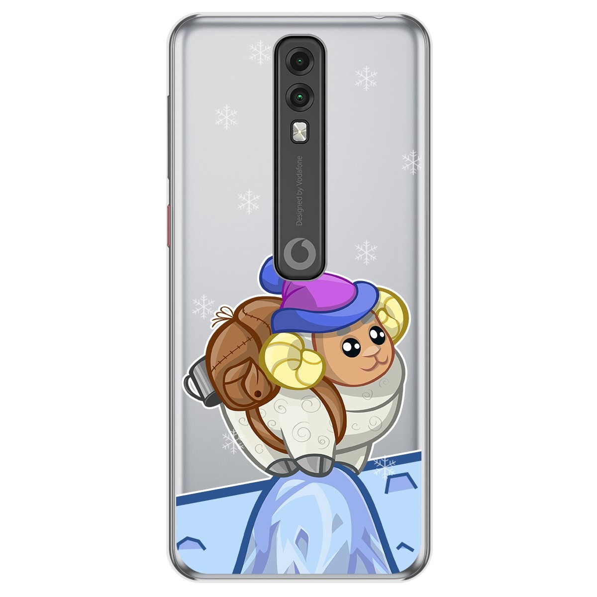Funda Gel Transparente para Vodafone Smart V10 diseño Cabra Dibujos