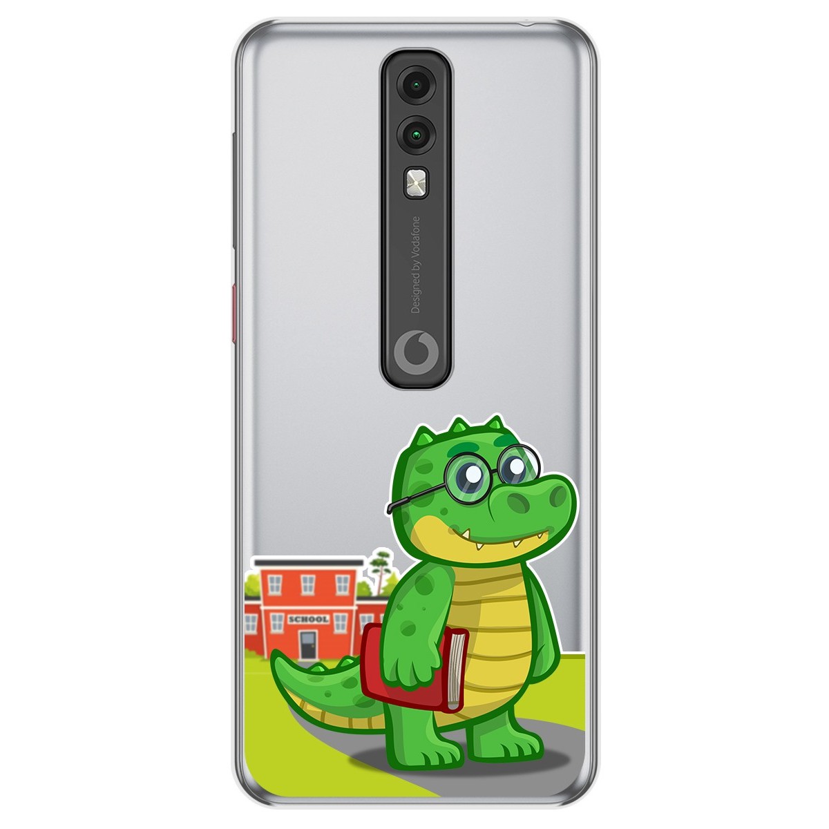 Funda Gel Transparente para Vodafone Smart V10 diseño Coco Dibujos