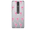 Funda Gel Transparente para Vodafone Smart V10 diseño Flamenco Dibujos