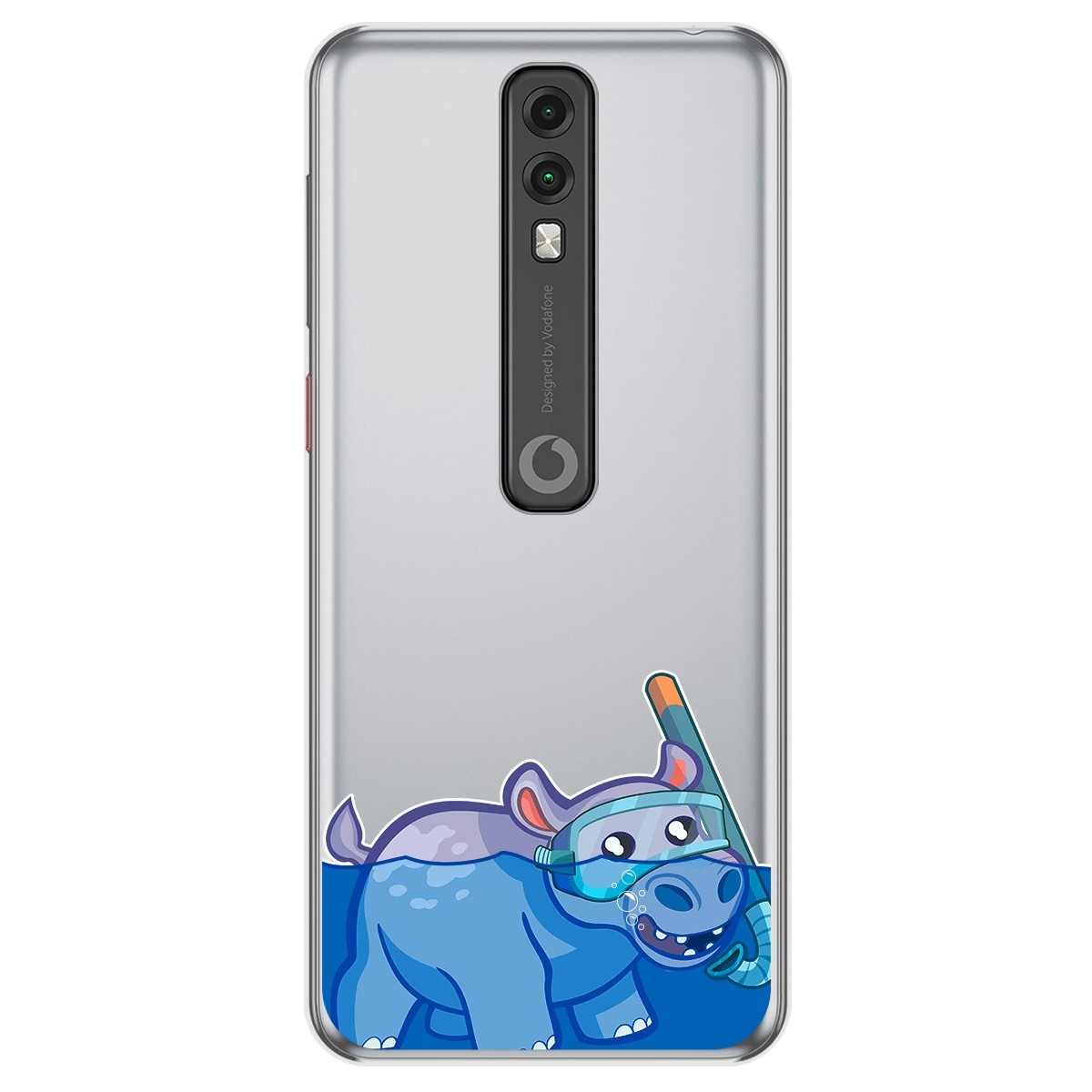 Funda Gel Transparente para Vodafone Smart V10 diseño Hipo Dibujos