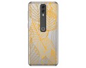 Funda Gel Transparente para Vodafone Smart V10 diseño Hojas Dibujos
