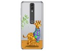 Funda Gel Transparente para Vodafone Smart V10 diseño Jirafa Dibujos