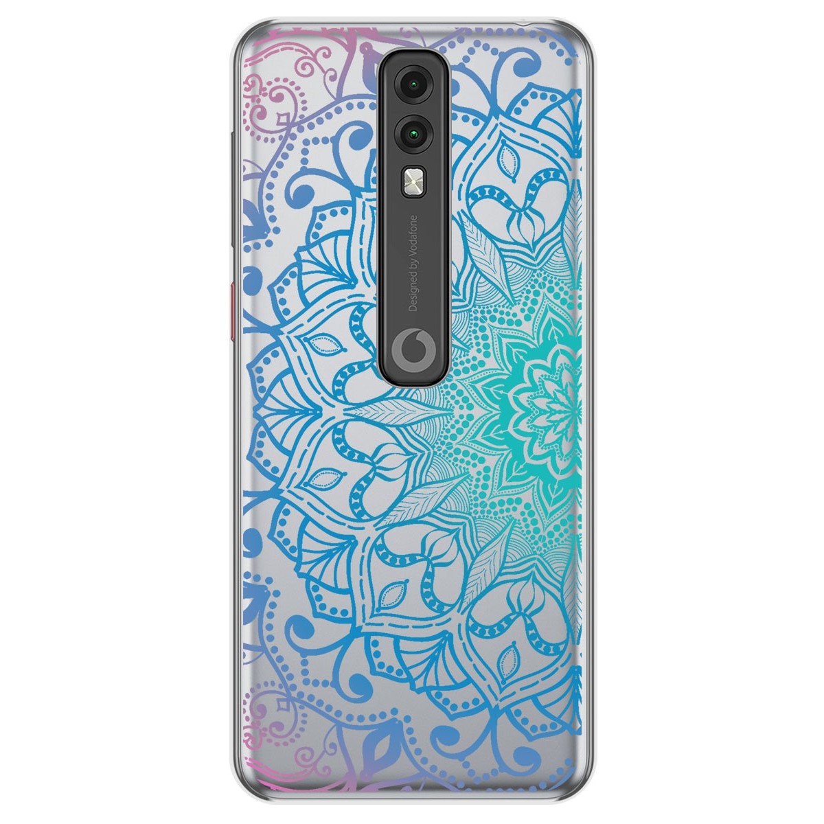 Funda Gel Transparente para Vodafone Smart V10 diseño Mandala Dibujos