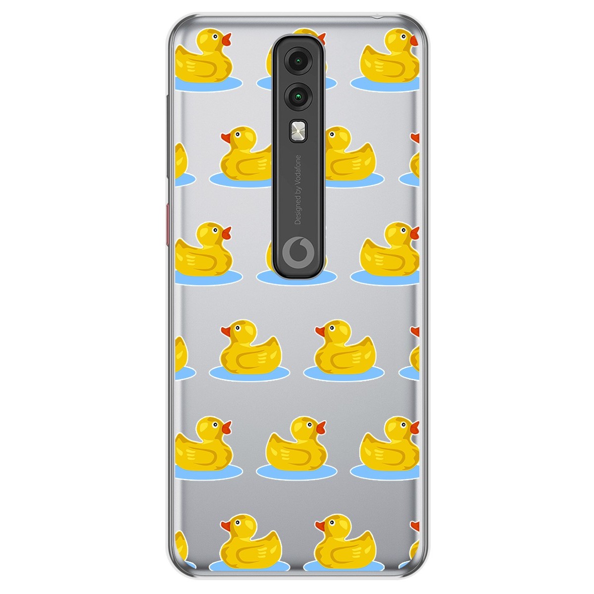 Funda Gel Transparente para Vodafone Smart V10 diseño Pato Dibujos