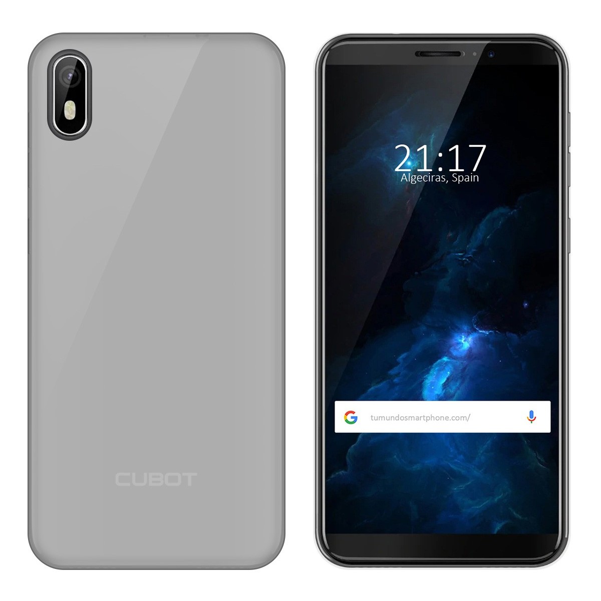 Funda Gel Tpu para Cubot J5 Color Transparente