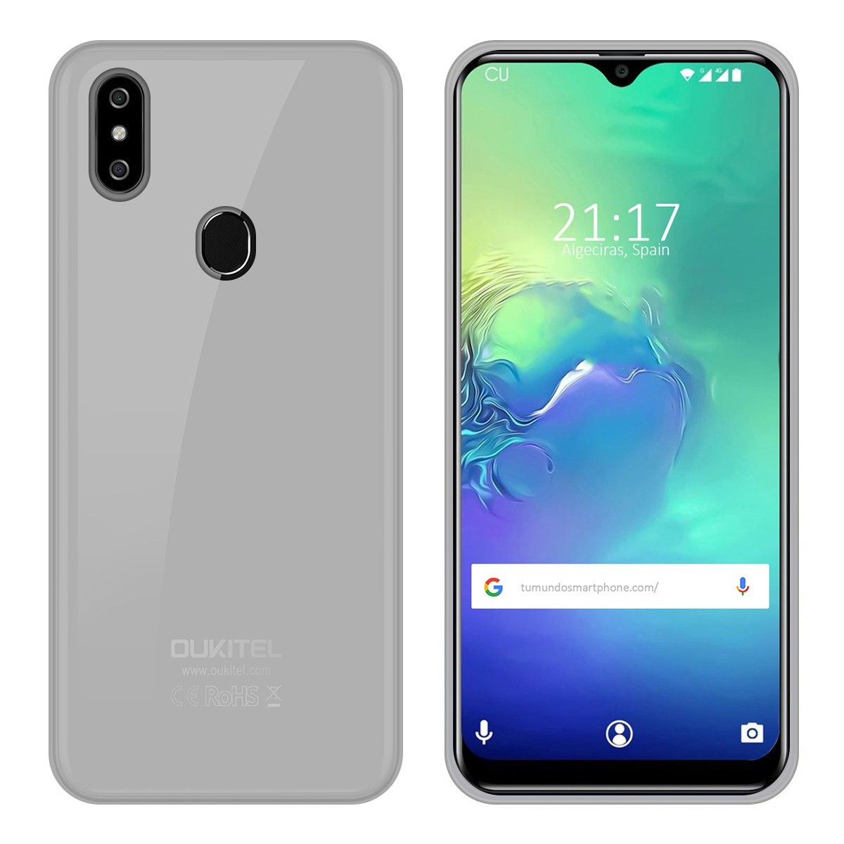 Funda Gel Tpu para Oukitel C15 Pro Color Transparente