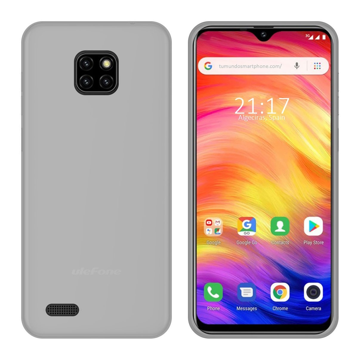 Funda Gel Tpu para Ulefone Note 7 Color Transparente