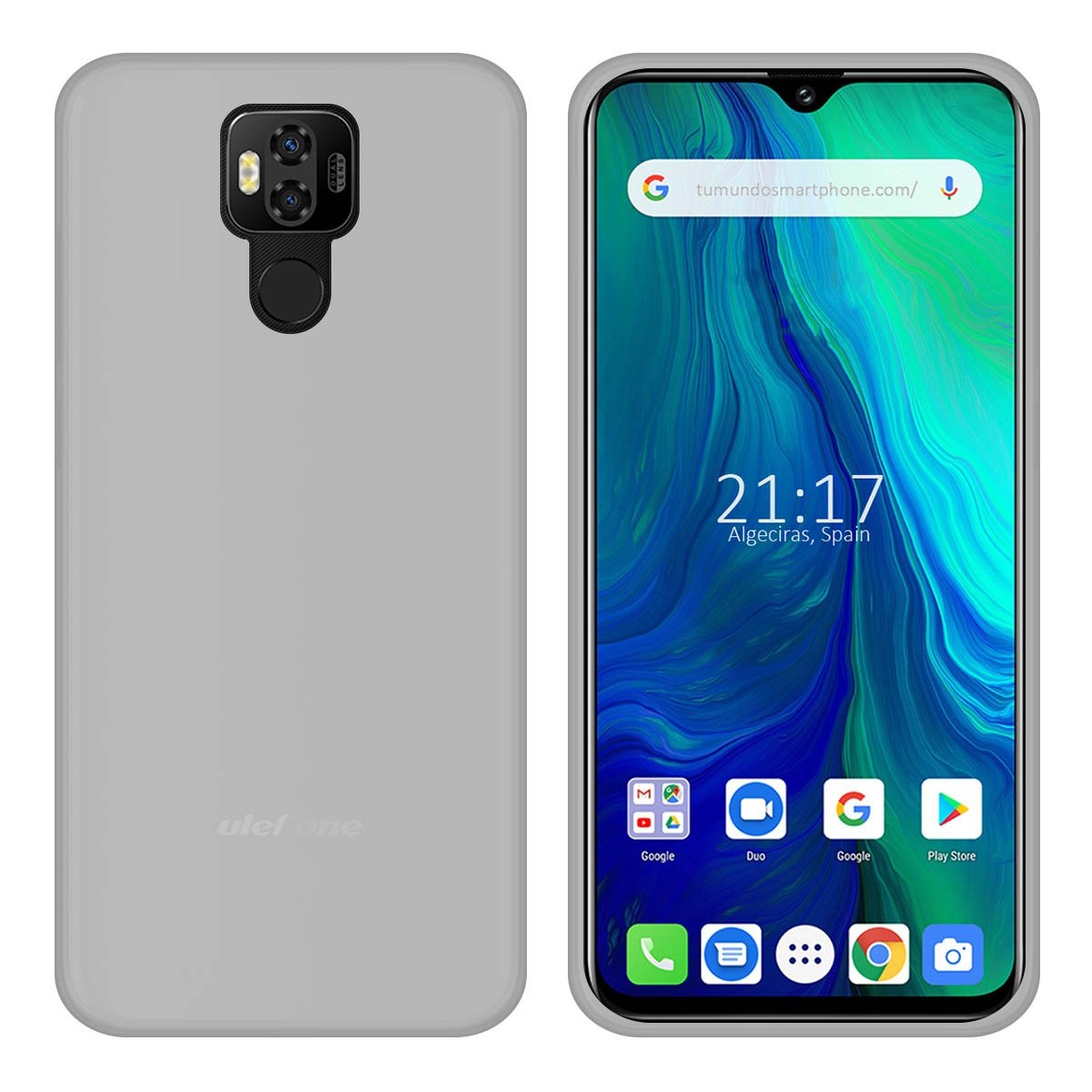 Funda Gel Tpu para Ulefone Power 6 Color Transparente