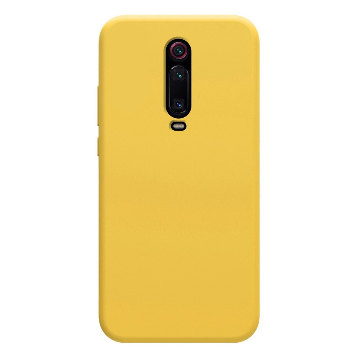 Funda Silicona Líquida Ultra Suave para Xiaomi Mi 9T / Mi 9T Pro color Amarillo