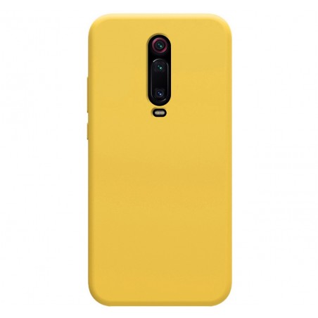 Funda Silicona Líquida Ultra Suave para Xiaomi Mi 9T / Mi 9T Pro color Amarillo