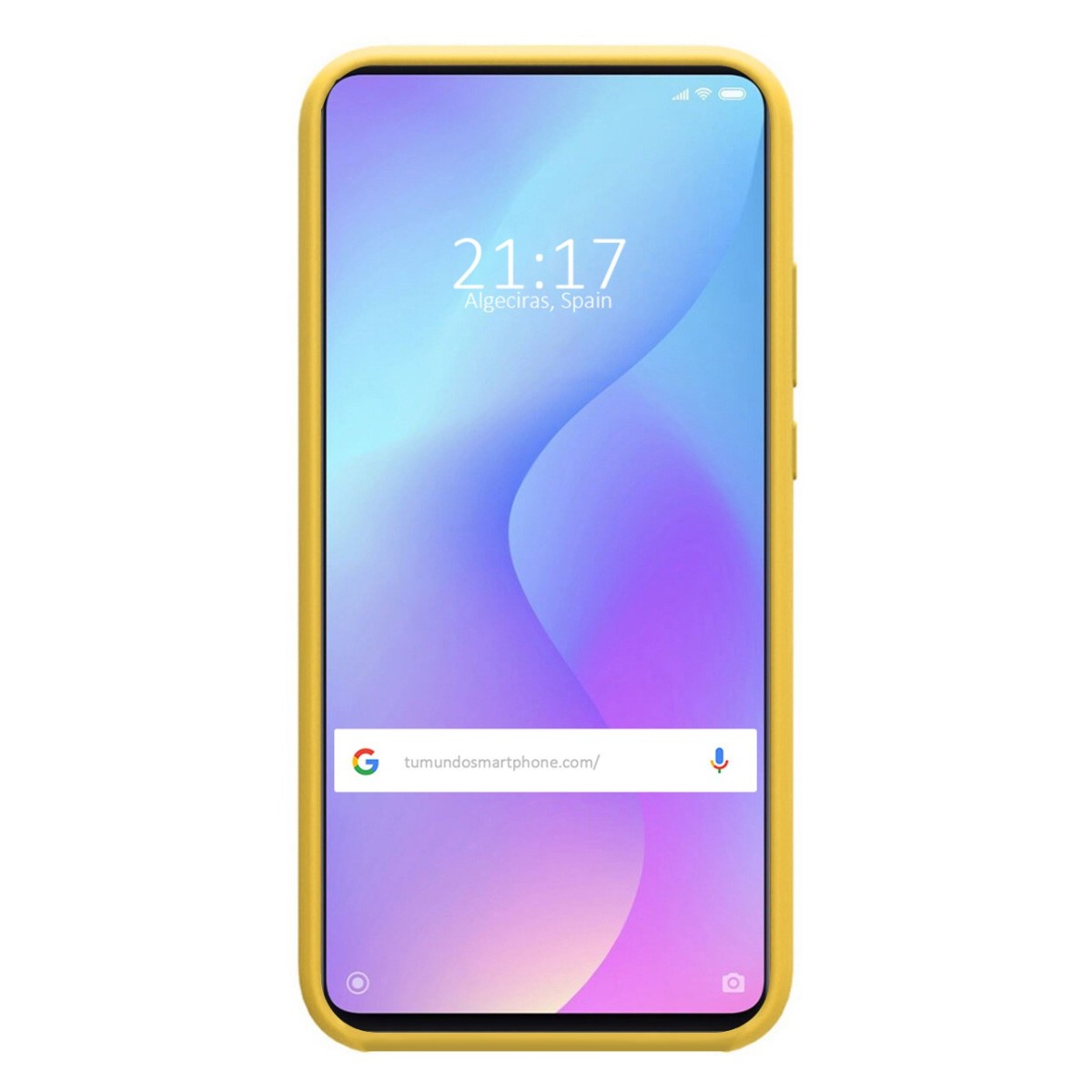 Funda Silicona Líquida Ultra Suave para Xiaomi Mi 9T / Mi 9T Pro color Amarillo