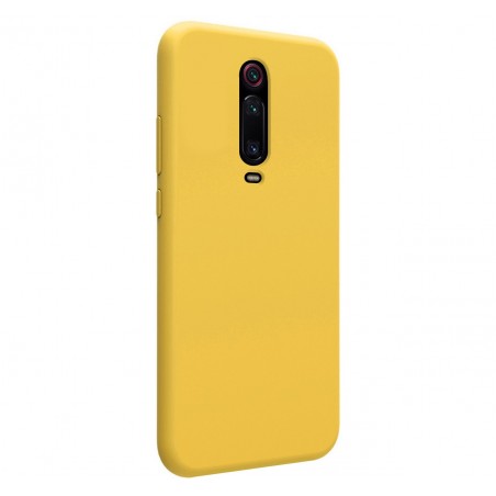 Funda Silicona Líquida Ultra Suave para Xiaomi Mi 9T / Mi 9T Pro color Amarillo