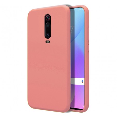 Funda Silicona Líquida Ultra Suave para Xiaomi Mi 9T / Mi 9T Pro color Rosa