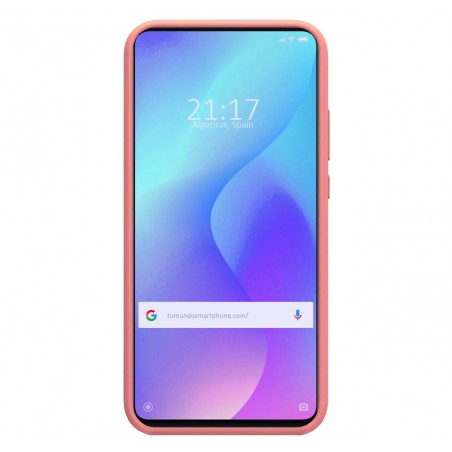 Funda Silicona Líquida Ultra Suave para Xiaomi Mi 9T / Mi 9T Pro color Rosa
