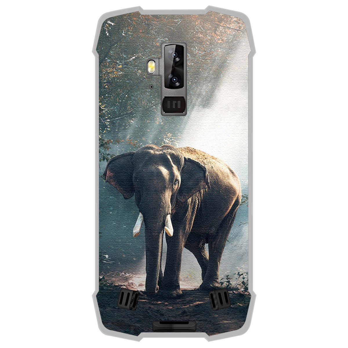 Funda Gel Tpu para Blackview BV9700 Pro diseño Elefante Dibujos