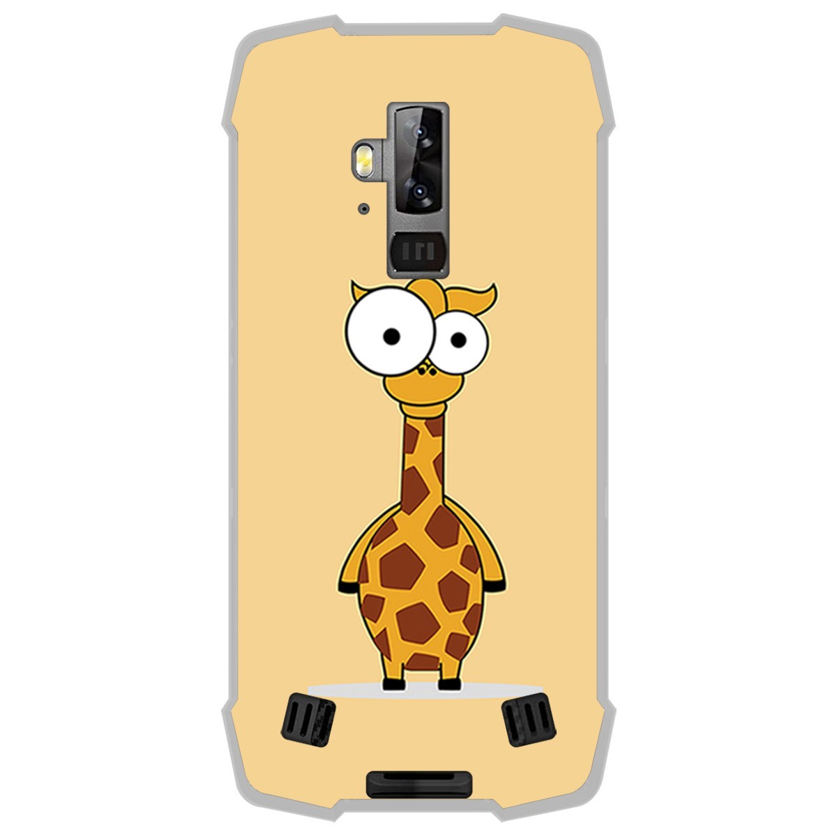 Funda Gel Tpu para Blackview BV9700 Pro diseño Jirafa Dibujos