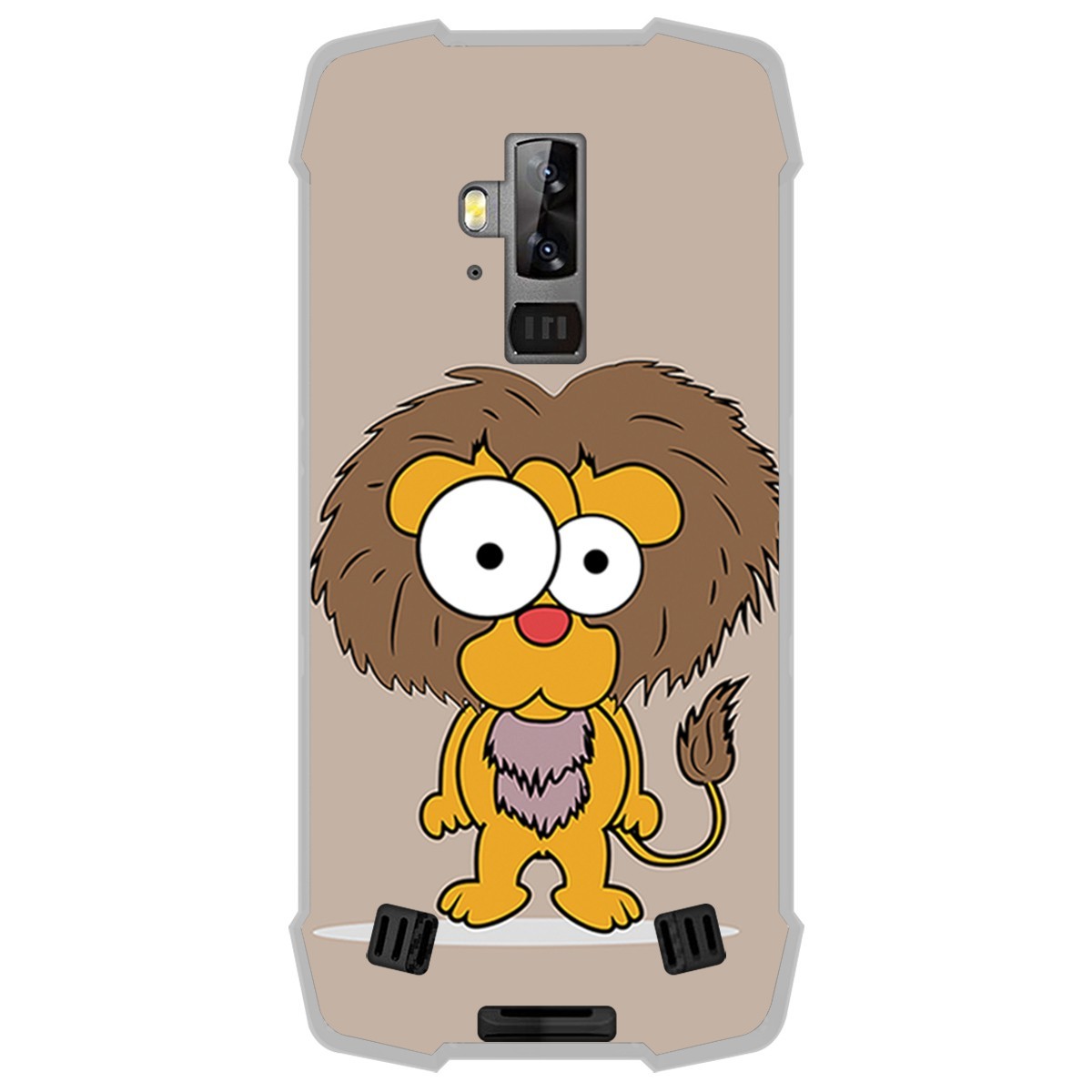 Funda Gel Tpu para Blackview BV9700 Pro diseño Leon Dibujos