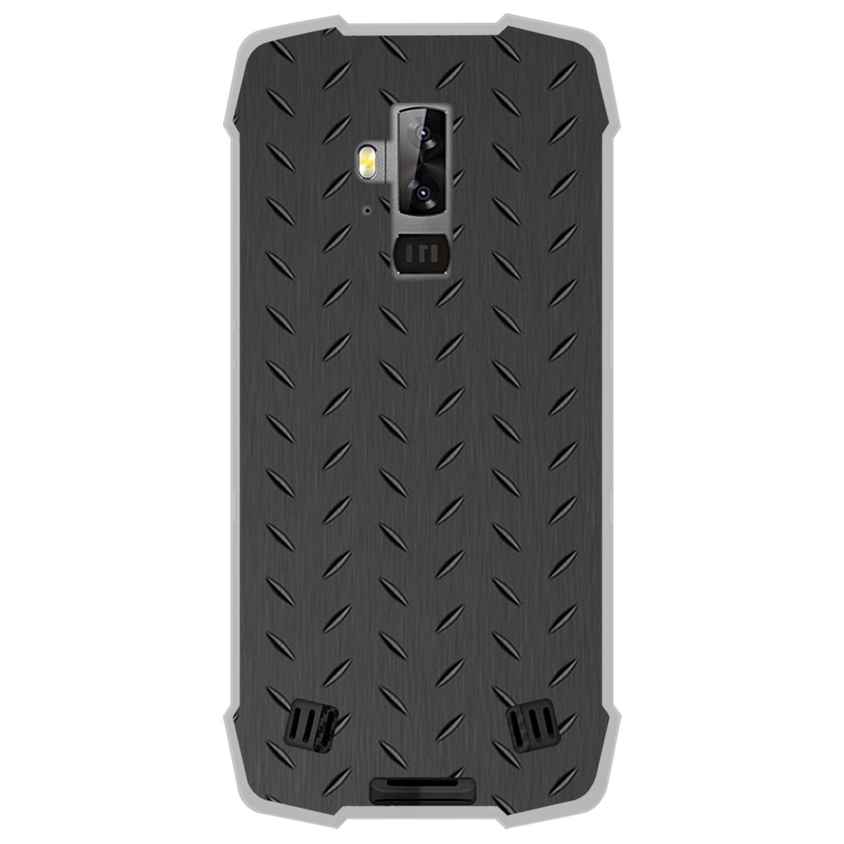 Funda Gel Tpu para Blackview BV9700 Pro diseño Metal Dibujos
