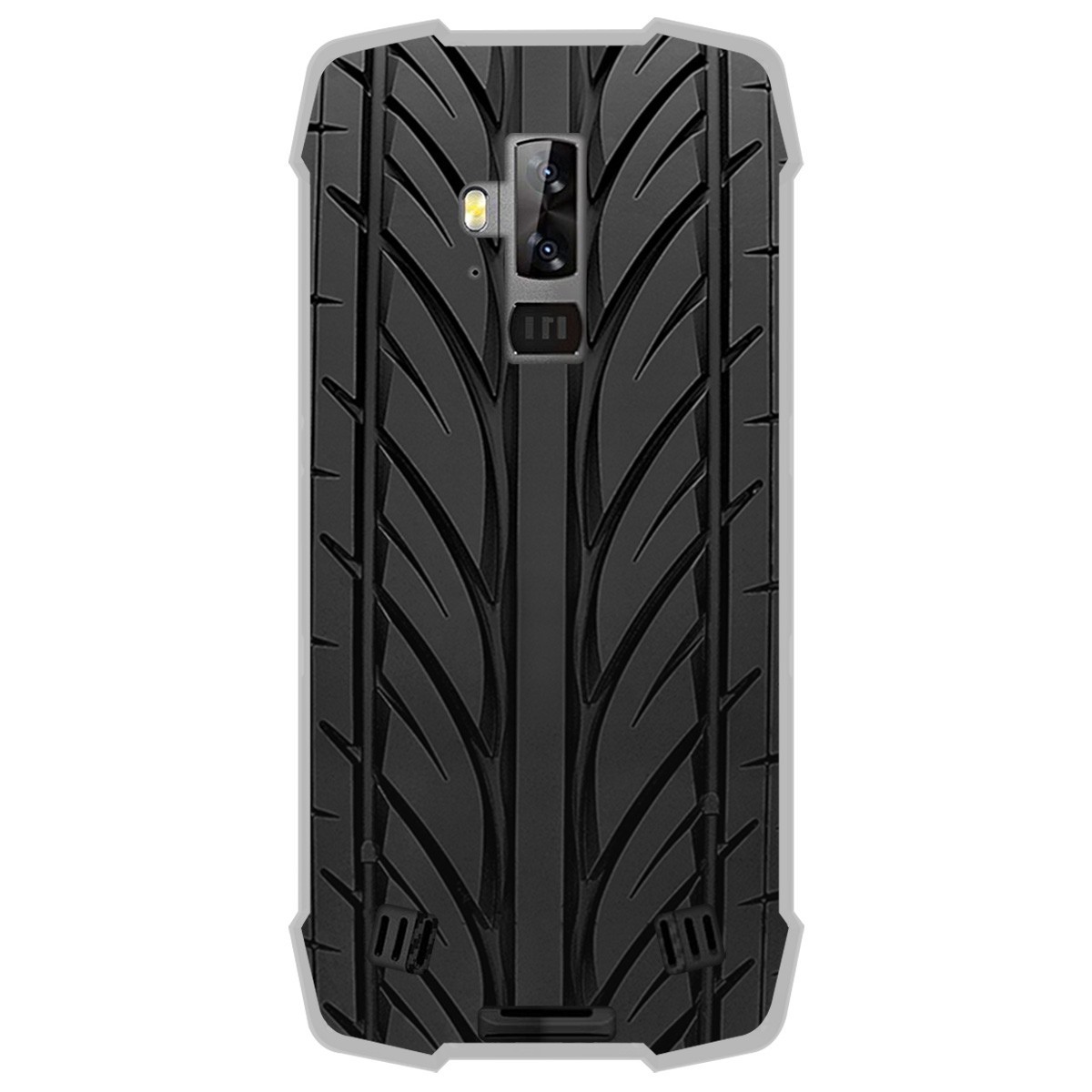 Funda Gel Tpu para Blackview BV9700 Pro diseño Neumatico Dibujos