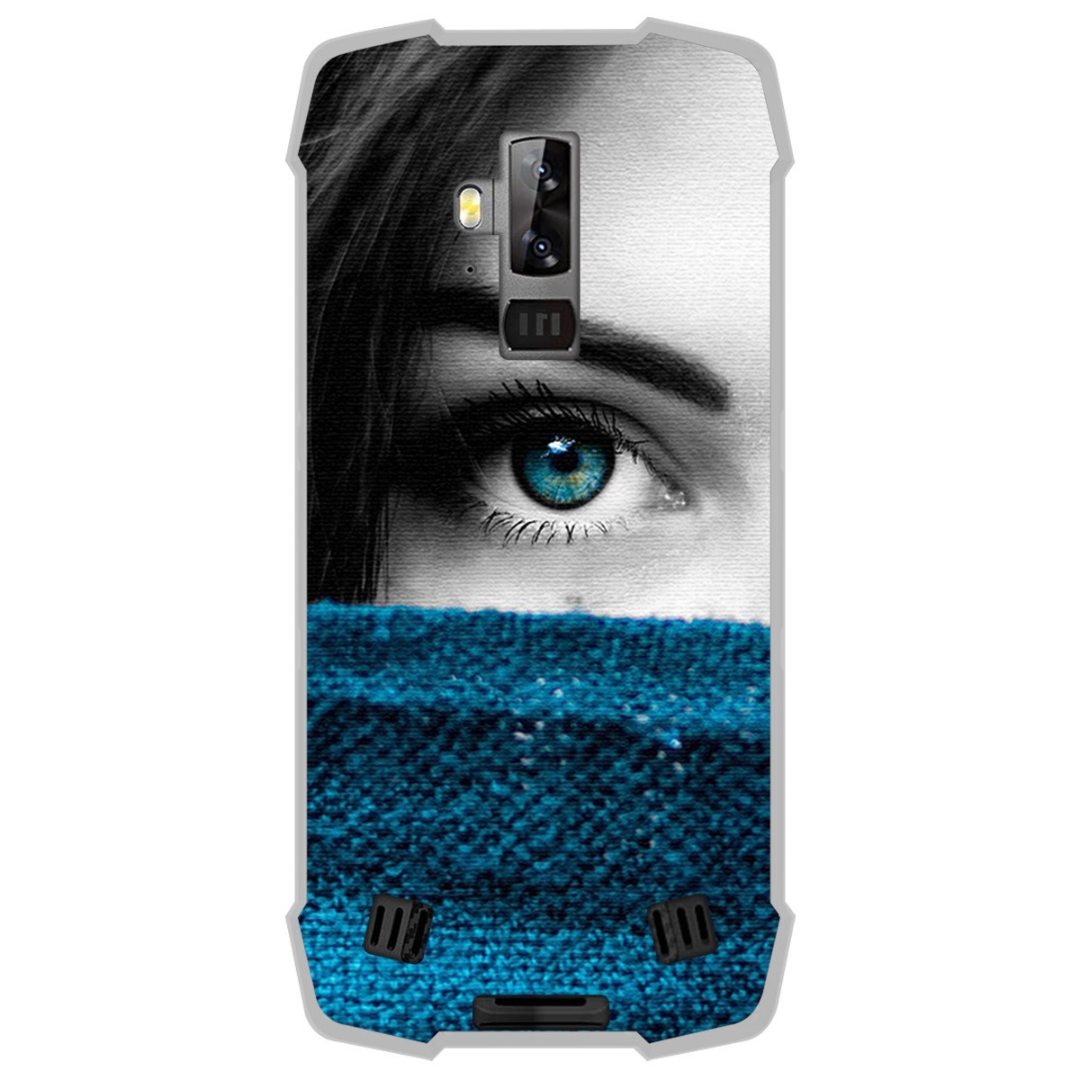 Funda Gel Tpu para Blackview BV9700 Pro diseño Ojo Dibujos