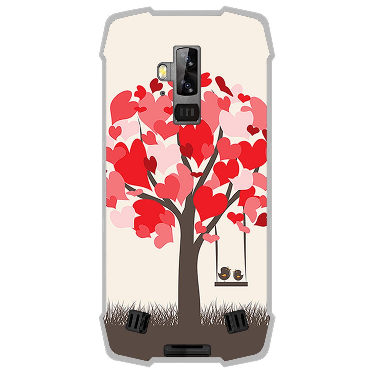 Funda Gel Tpu para Blackview BV9700 Pro diseño Pajaritos Dibujos