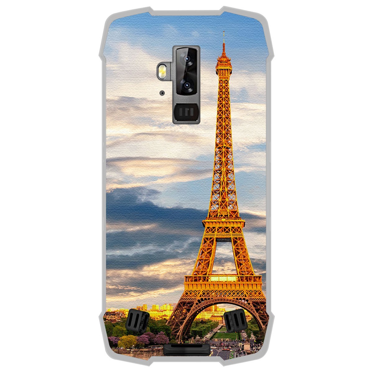 Funda Gel Tpu para Blackview BV9700 Pro diseño Paris Dibujos