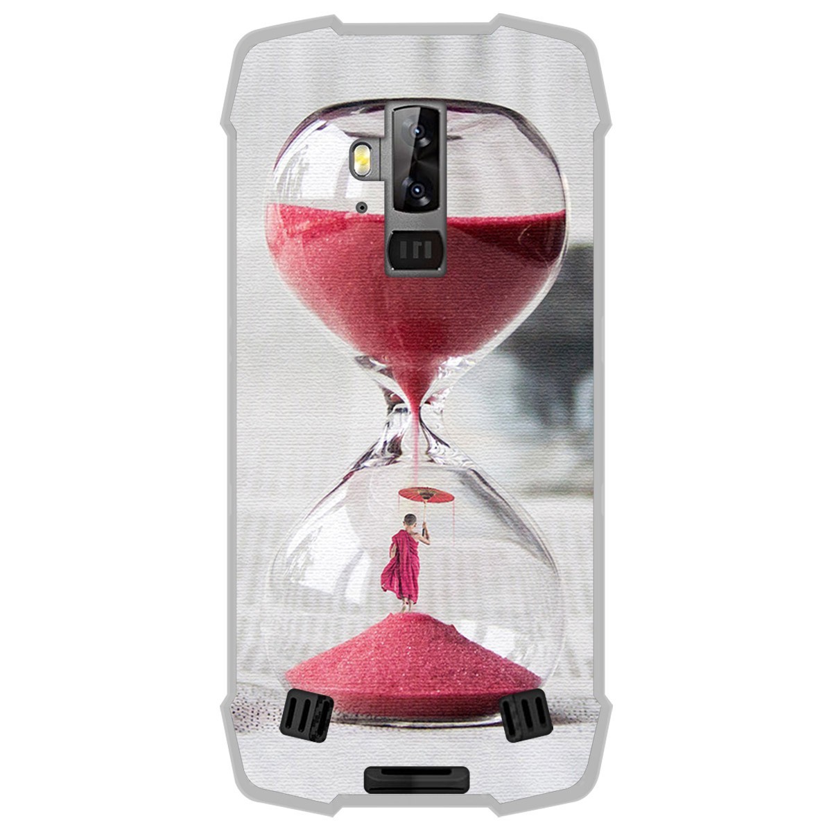 Funda Gel Tpu para Blackview BV9700 Pro diseño Reloj Dibujos