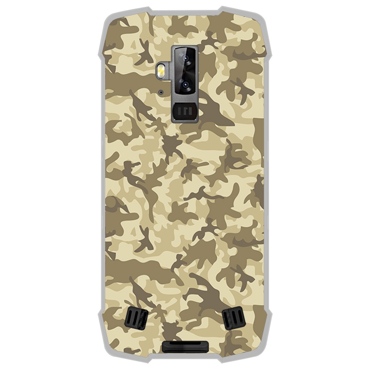 Funda Gel Tpu para Blackview BV9700 Pro diseño Sand Camuflaje Dibujos