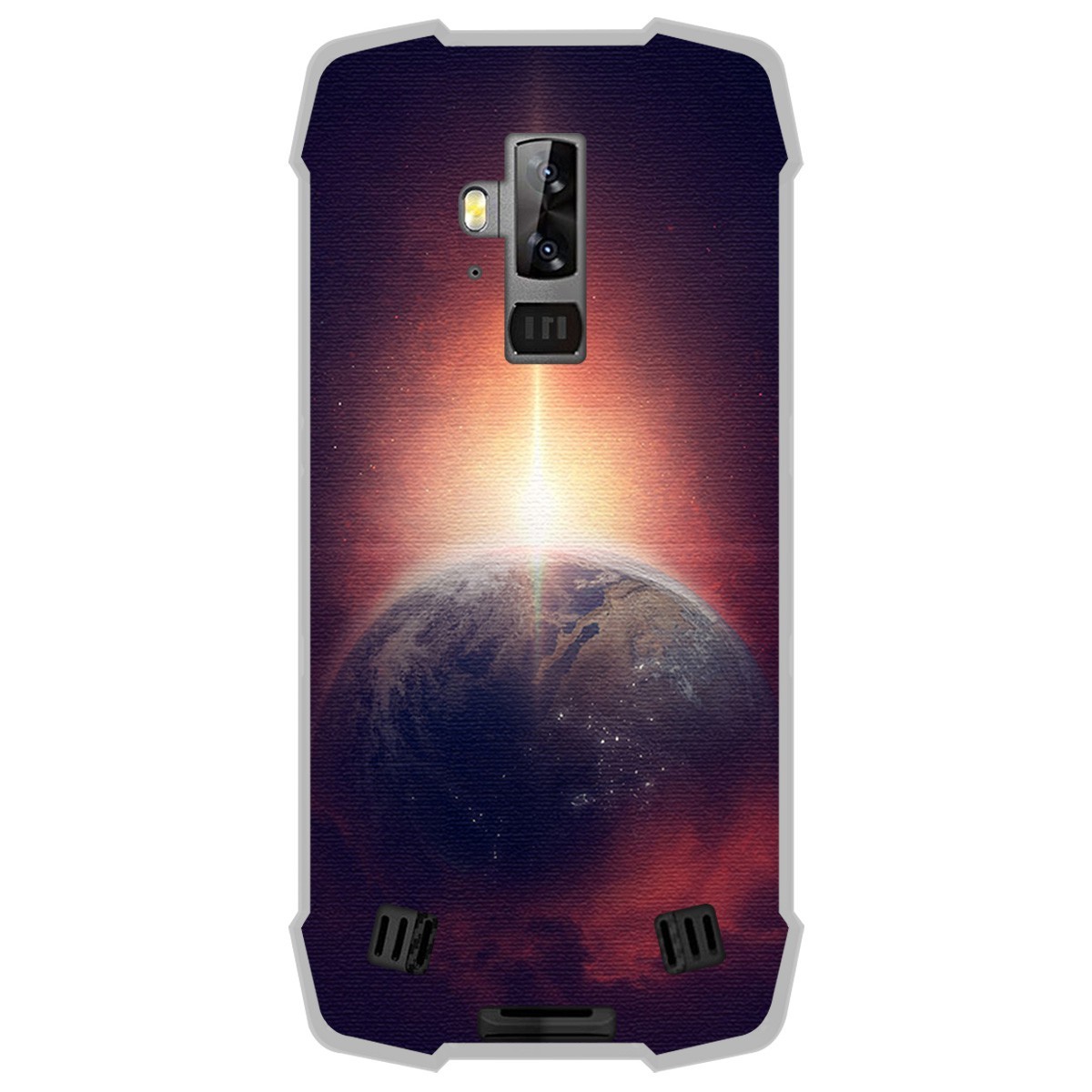 Funda Gel Tpu para Blackview BV9700 Pro diseño Tierra Dibujos