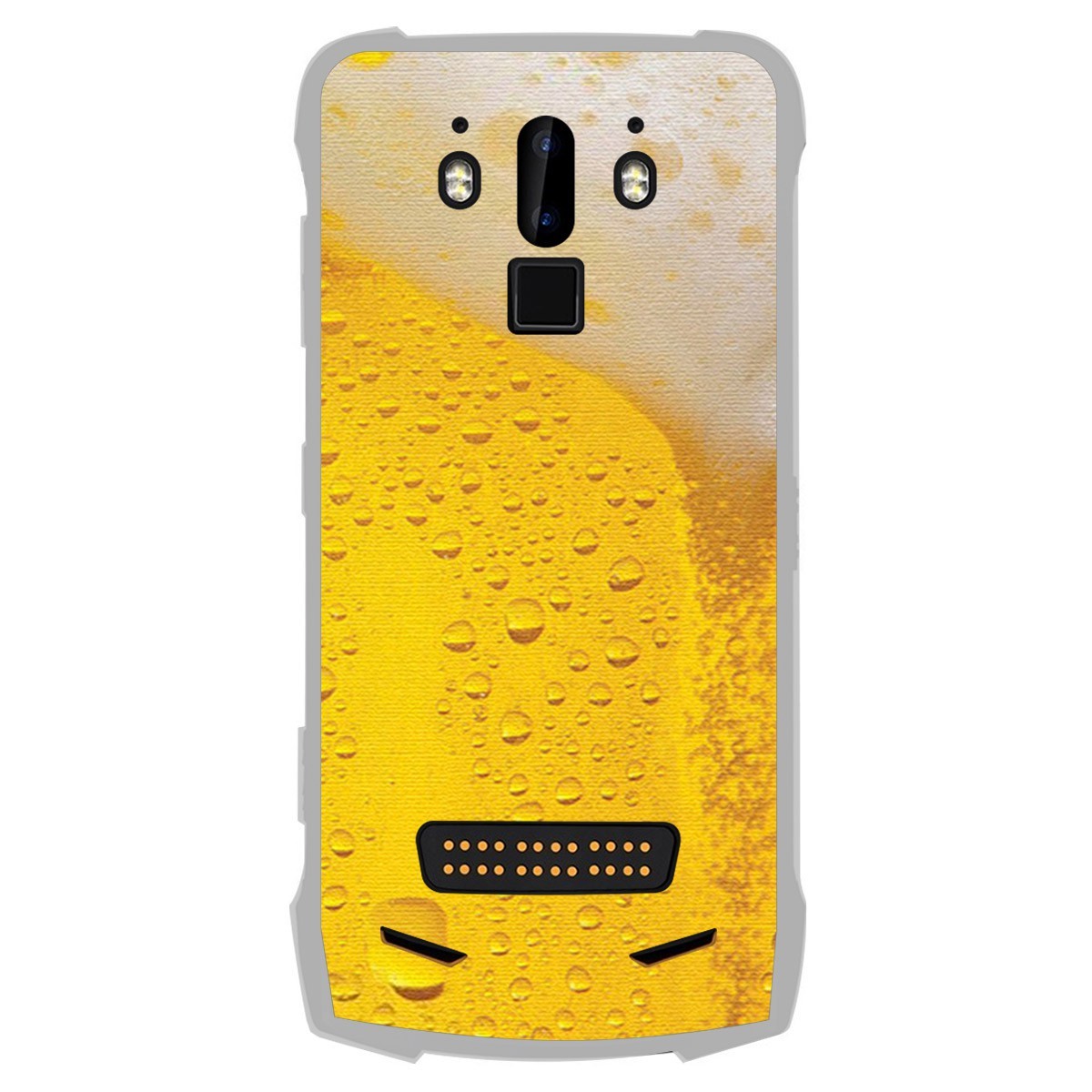 Funda Gel Tpu para Doogee S90 diseño Cerveza Dibujos