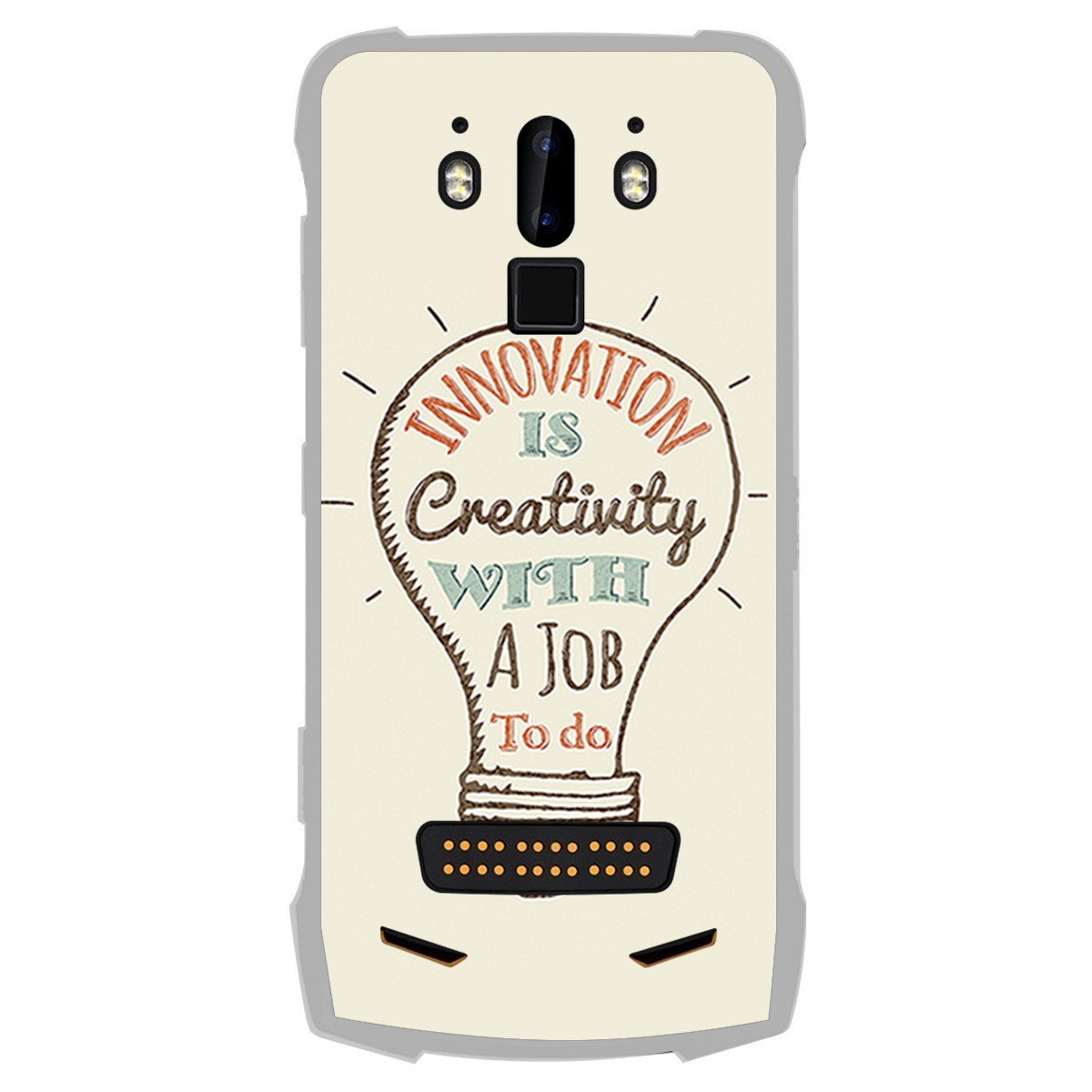 Funda Gel Tpu para Doogee S90 diseño Creativity Dibujos