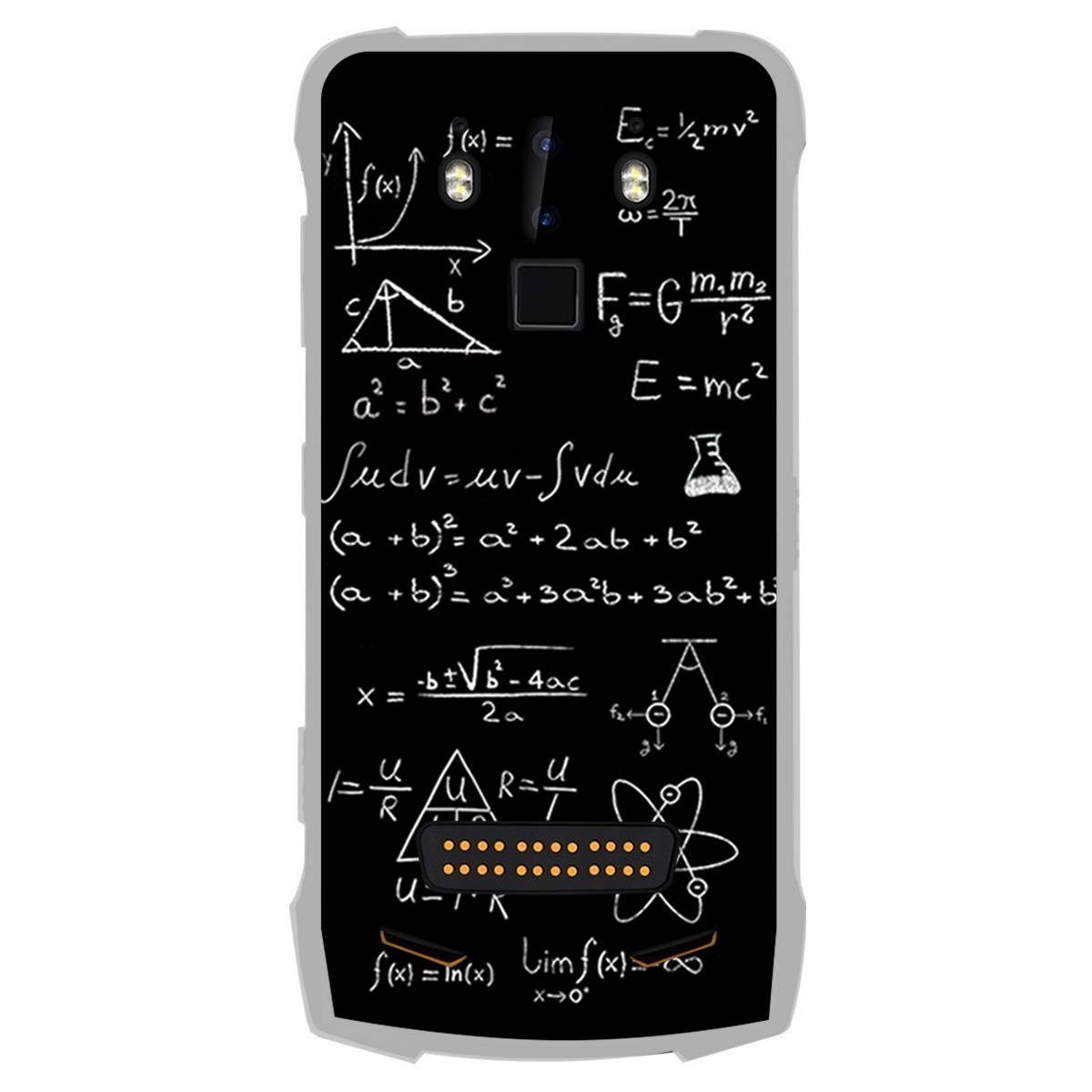 Funda Gel Tpu para Doogee S90 diseño Formulas Dibujos