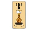 Funda Gel Tpu para Doogee S90 diseño Jirafa Dibujos