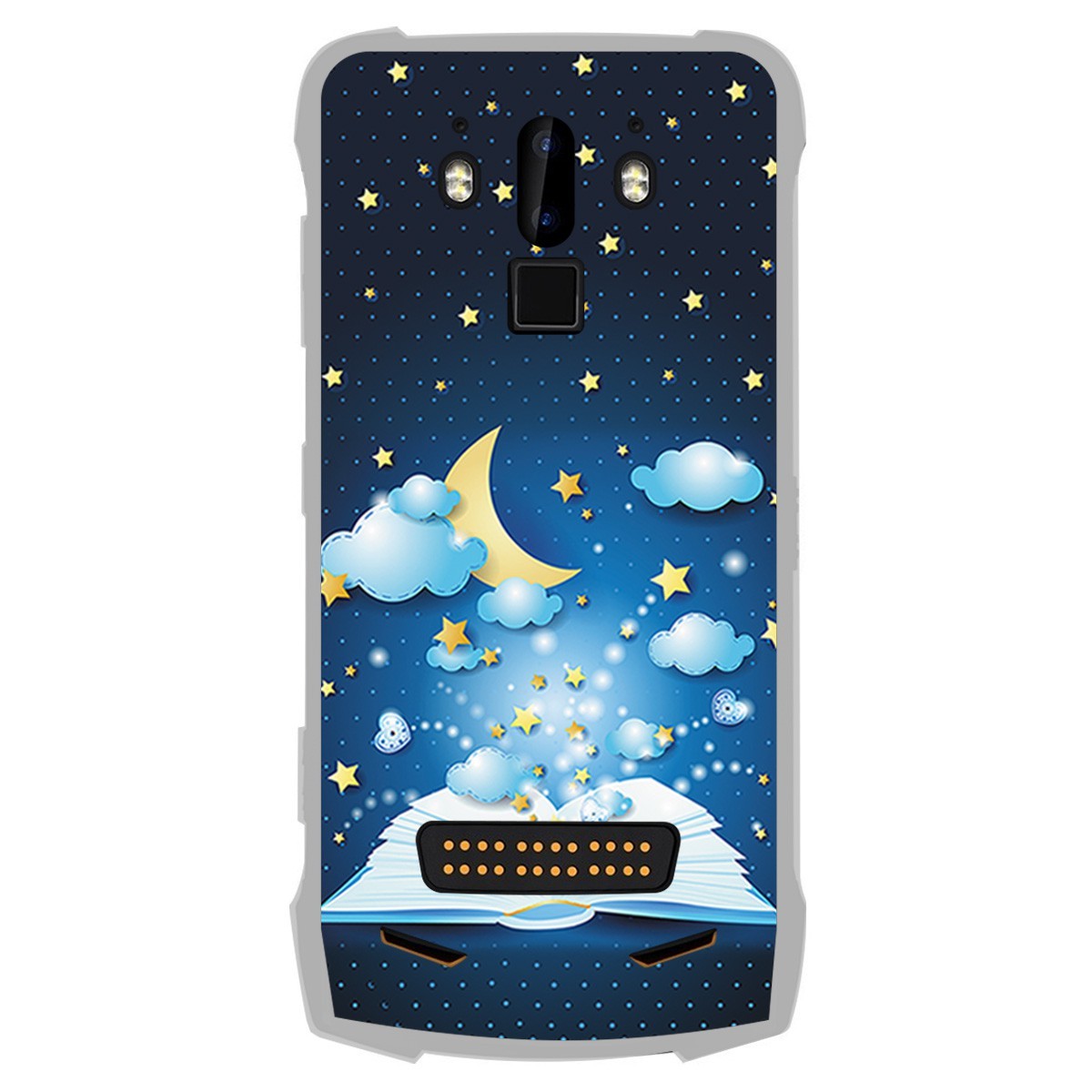 Funda Gel Tpu para Doogee S90 diseño Libro Cuentos Dibujos