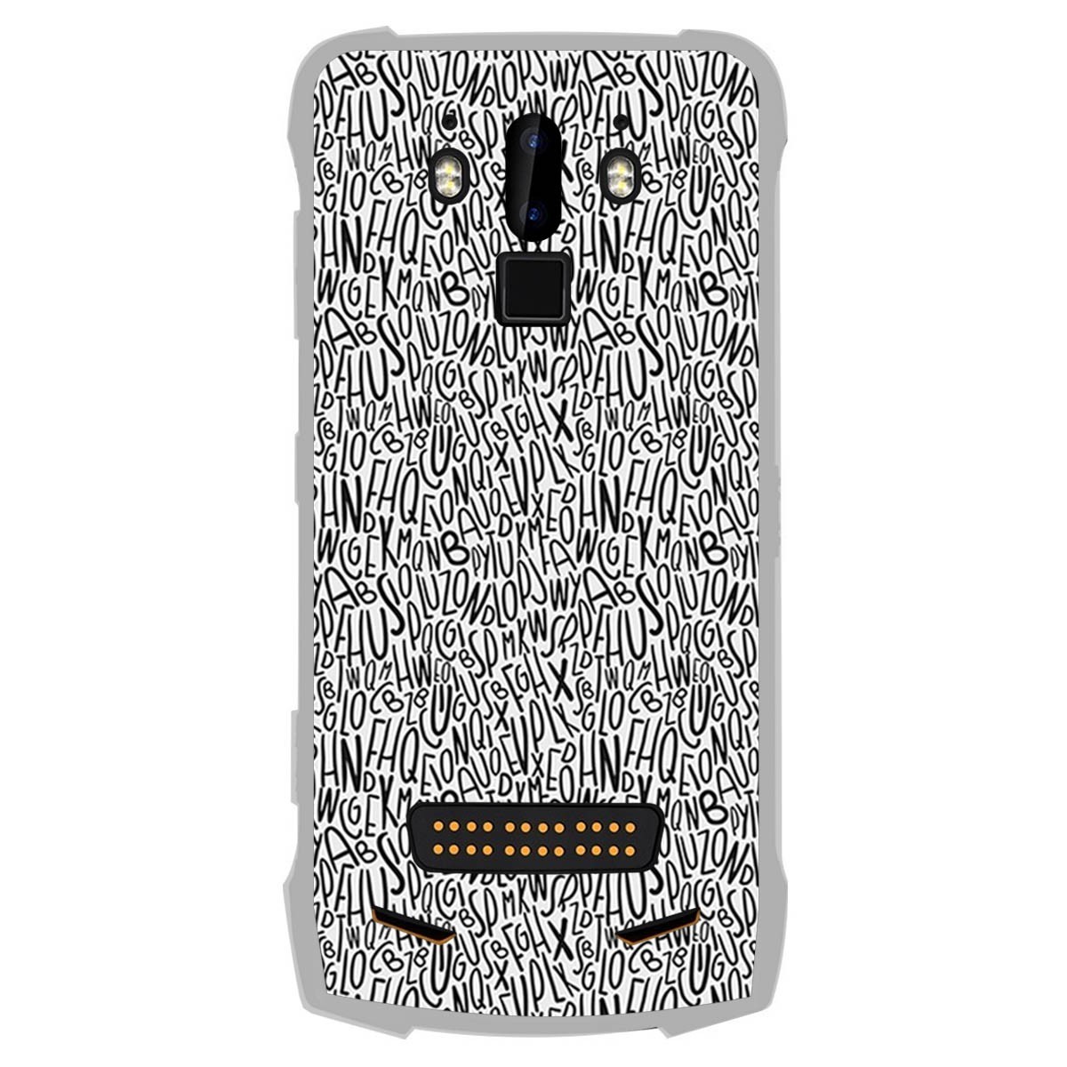 Funda Gel Tpu para Doogee S90 diseño Letras Dibujos