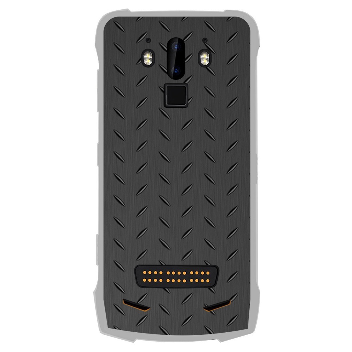 Funda Gel Tpu para Doogee S90 diseño Metal Dibujos