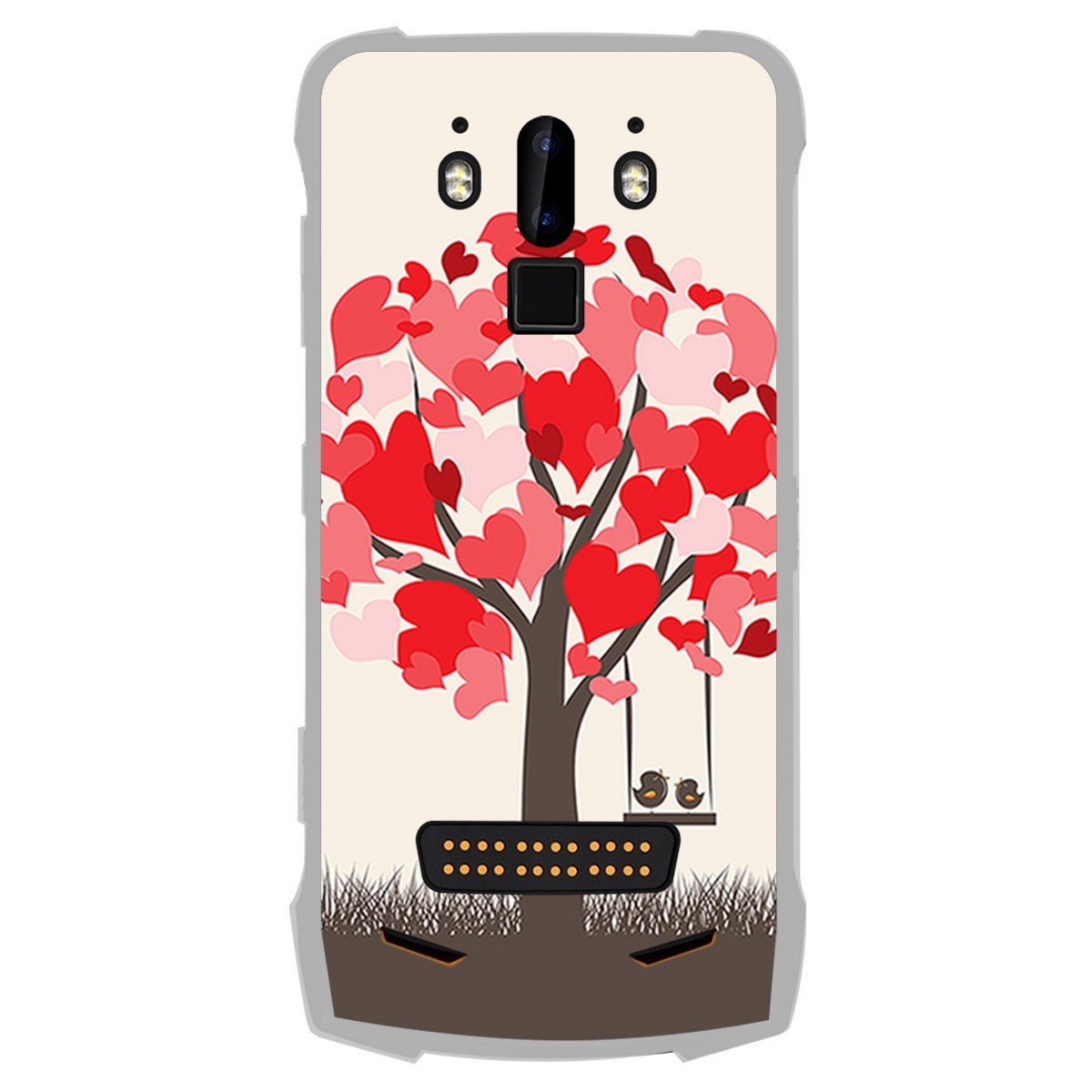 Funda Gel Tpu para Doogee S90 diseño Pajaritos Dibujos